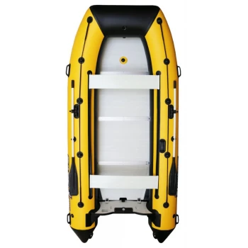 Лодка Polar Bird 400E New Eagle Стеклокомпозит (черно-красный) - min