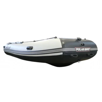 Лодка Polar Bird 400E New Eagle Стеклокомпозит (черно-красный) - min