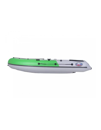 Лодка Grouper GR 335W (кокпит 80 см) НДНД (серо - салатовый ) модель 2025 г