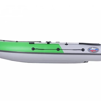 Лодка Grouper GR 335W (кокпит 80 см) НДНД (серо - салатовый ) модель 2025 г - min