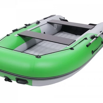 Лодка Grouper GR 335W (кокпит 80 см) НДНД (серо - салатовый ) модель 2025 г - min