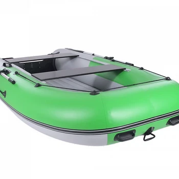 Лодка Grouper GR 335W (кокпит 80 см) НДНД (серо - салатовый ) модель 2025 г - min