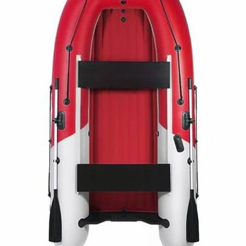 Лодка Grouper GR 335W (кокпит 80 см) НДНД (серо - красный) модель 2025 г - min