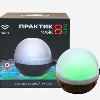 Беспроводной эхолот Практик 8 Маяк GPS - min