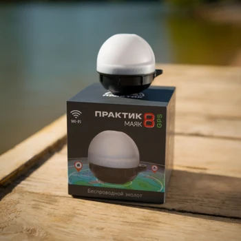 Беспроводной эхолот Практик 8 Маяк GPS - min