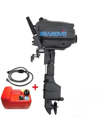 Лодочный мотор 4T Seanovo SNF 5 HAS Enduro (6 л.с) + Бак на 12 литров!
