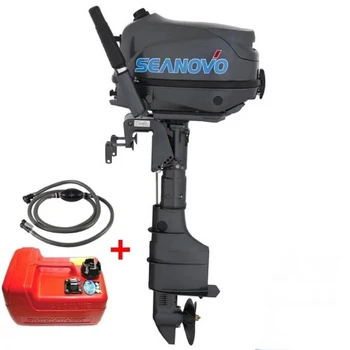 Лодочный мотор 4T Seanovo SNF 5 HAS Enduro (6 л.с) + Бак на 12 литров! - min