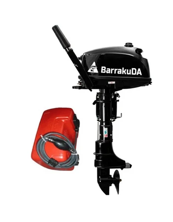 Лодочный мотор BarrakuDA HD5FHS + бак 12 литров