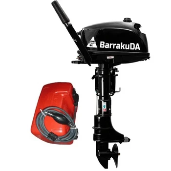 Лодочный мотор BarrakuDA HD5FHS + бак 12 литров - min