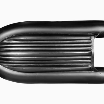 Надувная ПВХ лодка X-River Agent 390 НДНД (оранжево-серый, серая фурнитура) - min