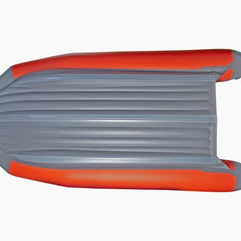 Надувная ПВХ лодка X-River Mark 370 НДНД (красный , дно серое ,серая фурнитура) - min