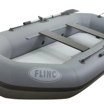 Моторно-гребная лодка Flinc F300TLA AirDeck (серый) модель 2025 г - min