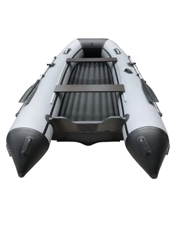 Лодка ПВХ ORCA 285НД (серо - черный)