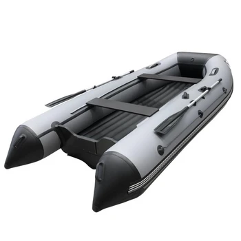 Лодка ПВХ ORCA 285НД (серо - черный) - min