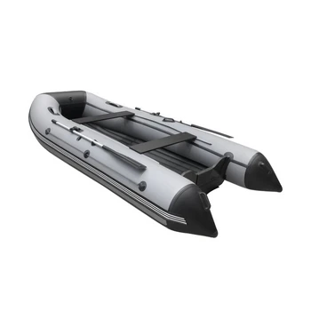 Лодка ПВХ ORCA 285НД (серо - черный) - min