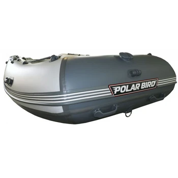 Лодка Polar Bird 385М New Merlin | Стеклокомпозит | чёрно-серый | - min