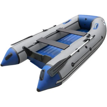 Лодка ПВХ ORCA 305НД (серо - синий) - min
