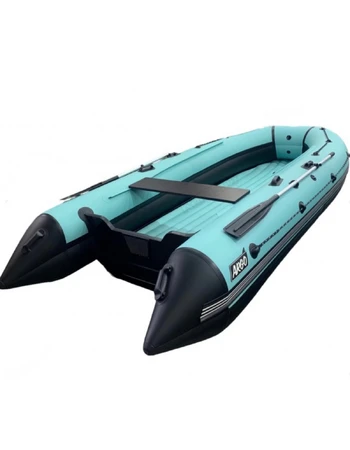 Лодка ПВХ ORCA 305НД (бирюзово - серый)