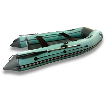 Лодка ПВХ ORCA 305НД (бирюзово - серый) - min
