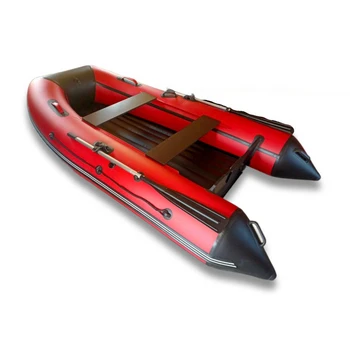 Лодка ПВХ ORCA 325НД (красно- черный) - min