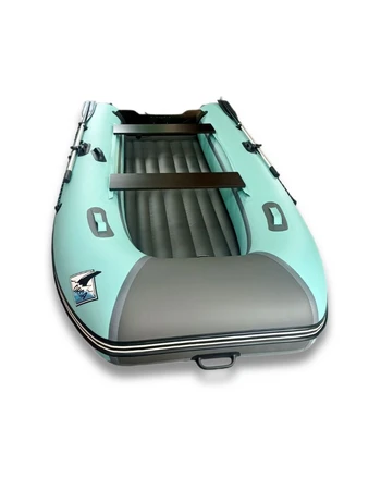 Лодка ПВХ ORCA 340НД (бирюзово - серый)