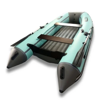 Лодка ПВХ ORCA 340НД (бирюзово - серый) - min