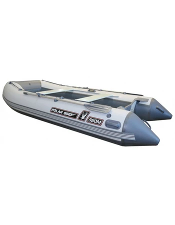 Лодка Polar Bird 360М New Merlin | Стеклокомпозит | серо-белый |