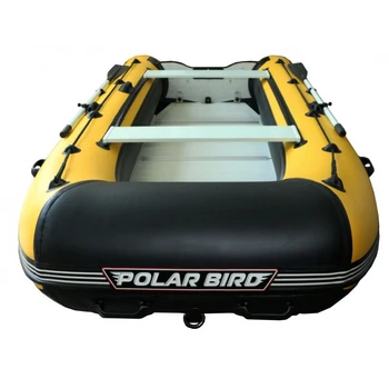 Лодка Polar Bird 360М New Merlin | Стеклокомпозит | чёрно-желтый | - min