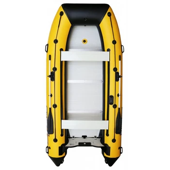 Лодка Polar Bird 385М New Merlin | Стеклокомпозит | чёрно-желтый | - min