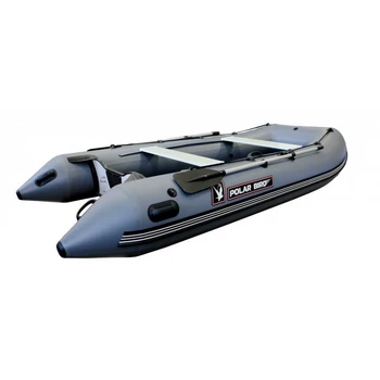 Лодка Polar Bird 385М Merlin | Стеклокомпозит | серый | - min