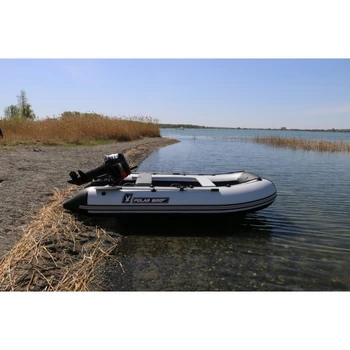 Лодка Polar Bird 360M Merlin | НДНД | Стеклокомпозит | чёрно-белый | - min