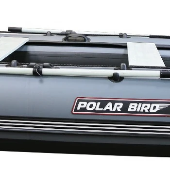 Лодка Polar Bird 385M Merlin | НДНД | Стеклокомпози | чёрно-серый | - min