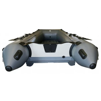 Лодка Polar Bird 385M Merlin | НДНД | Стеклокомпози | чёрно-серый | - min