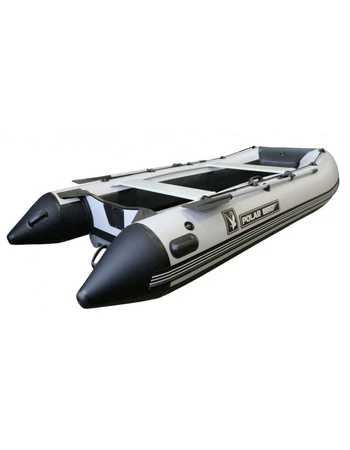 Лодка Polar Bird 385M Merlin | НДНД | Стеклокомпозит | серо-белый |