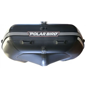 Лодка Polar Bird 450E New Eagle Стеклокомпозит (черно-желтый) модель 2025 г - min