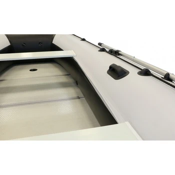 Лодка Polar Bird 420E New Eagle Стеклокомпозит (черно-желтый) модель 2025 г - min