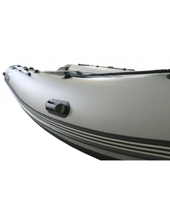 Лодка Polar Bird 450Е New Eagle Стеклокомпозит (черно-белый) модель 2025 г