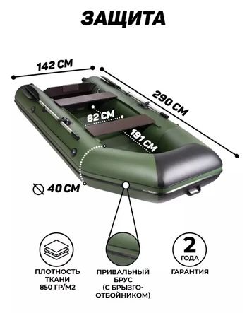 Лодка ПВХ АКВА 2900
