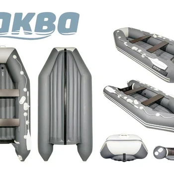 Лодка ПВХ АКВА 3200 НДНД графит/светло-серый - min