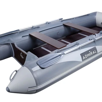 Лодка ПВХ Адмирал 335 Серая - min