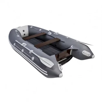 Лодка надувная ПВХ Таймень LX 3400 НДНД Графит/светло-серый - min