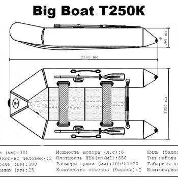 Лодка ПВХ Big Boat T250К - min