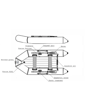 Лодка ПВХ Big Boat T310НД