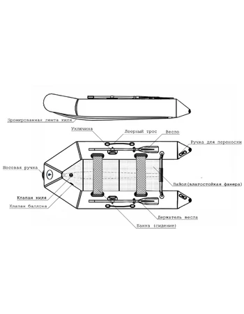 Лодка ПВХ Big Boat TM260K