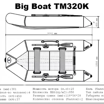 Лодка ПВХ Big Boat TM320K - min